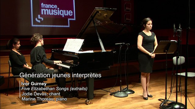 Ivor Gurney : Five Elizabethan par Jodie Devos et Marine Thoreau La Salle