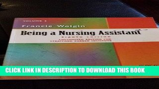 [FREE] EBOOK Being a Nursing Assistant (Customized Edition for Stratford Career Institute, Eight