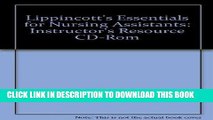 [READ] EBOOK Lippincott s Essentials for Nursing Assistants: Instructor s Resource CD-Rom BEST