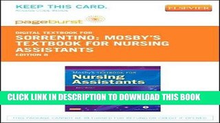 [READ] EBOOK Mosby s Textbook for Nursing Assistants - Elsevier eBook on VitalSource (Retail