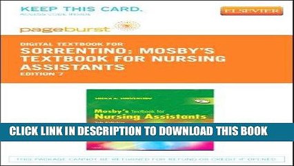 [FREE] EBOOK Mosby s Textbook for Nursing Assistants - Elsevier eBook on VitalSource (Retail