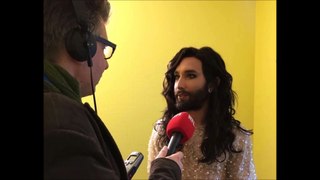 Conchita Wurst in Luxemburg - Radio interview, RTL, 24.10.16