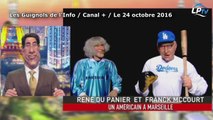 René Malleville en marionnette avec McCourt aux Guignols de l'Info !