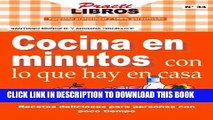 Best Seller Cocina en Minutos con lo que Hay en Casa (Practilibros nÂº 34) (Spanish Edition) Free