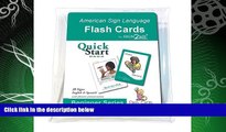 FAVORITE BOOK  ASL Flash Cards - Quick Start Pack - Learn Fun, Useful Signs with Vinyl Storage