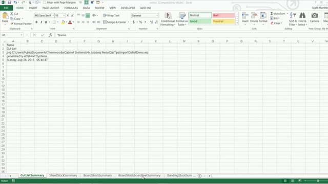 Create a excel userform to import worksheets from ecabinets cutlist workbook into a master workbook
