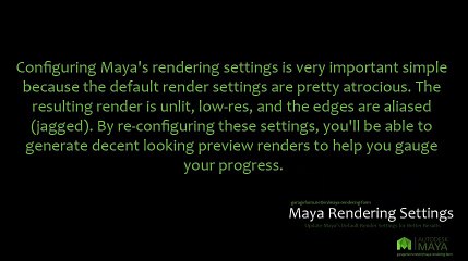 Maya Rendering