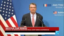 Battle for Mosul: US Defence minister Ashton Carter holds news conference in Paris
