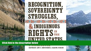 Books to Read  Recognition, Sovereignty Struggles, and Indigenous Rights in the United States: A