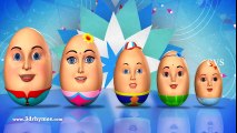 Finger Family Nursery Rhymes   Egg Finger Family song   3D Finger Family Rhymes & Kids songs