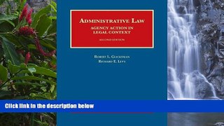 Deals in Books  Administrative Law: Agency Action in Legal Context, (University Casebook Series)