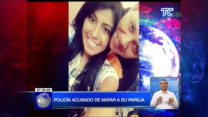 Policía acusado de matar a su pareja