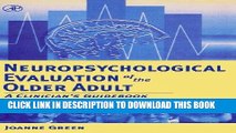 Ebook Neuropsychological Evaluation of the Older Adult: A Clinician s Guidebook Free Read