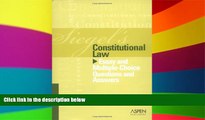 READ FULL  Constitutional Law: Essay and Multiple-choice Questions and Answers (Siegel s)  READ