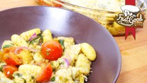 Recette super simple et rapide : Gratin de gnocchi, poulet et basilic