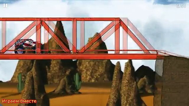 Монстр Трак Мультик про машинки Игры Гонки для детей Stickman Downhill Monstertruck