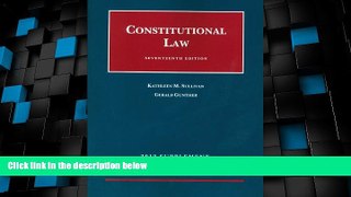 Big Deals  Constitutional Law, 17th, 2012 Supplement  Full Read Best Seller