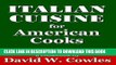 Best Seller Italian Cuisine for American Cooks Free Read