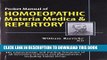 Best Seller Pocket Manual of Homoeopathic Materia Medica   Repertory: Comprising of the