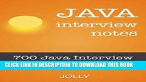 [PDF] Java Interview Notes: 700 Java Interview Questions Answered Full Online