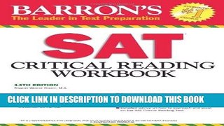 [PDF] Barron s SAT Critical Reading Workbook, 14th Edition Full Online