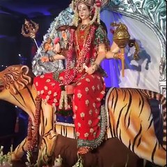 सावनी रविद्र हस्ते-देवीची पूजा-संकल्प प्रतिष्ठान नवरात्र उत्सव