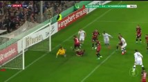 1-1 Tim Kister Goal  SC Freiburg 1-1 SV Sandhausen Germany DFB Pokal Round 2 - 25.10.2016