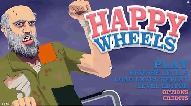 Happy Wheels Ep. 7 W/ ChibiKage | Lets Play | Sword In The Crotch