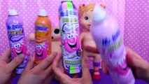 Lalaloopsy Baby & Baby Alive Dolls Mr Bubble Foam Soap Hair Swimsuit Bath Foam Clothes DisneyCarToys