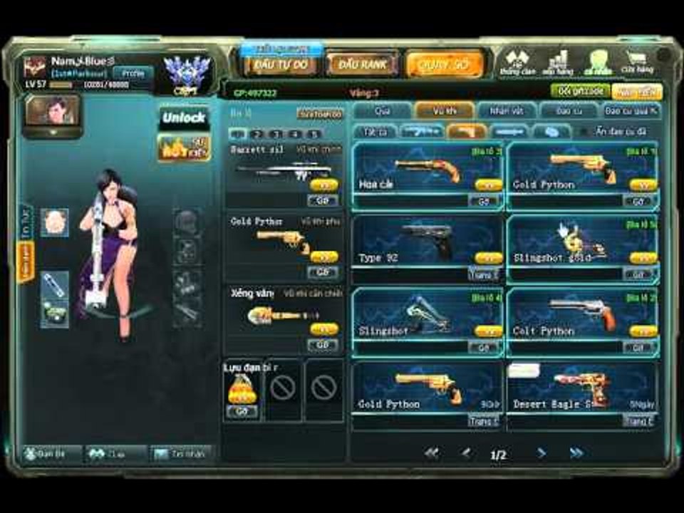 [Truy Kich] Bán Acc Truy Kich Nhiều Đồ Hiếm _ Giá Rẻ