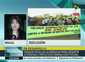 Senadores brasileños buscan alternativas a la enmienda PEC-241