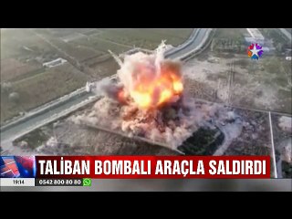 Taliban Havaya uçurduğu Polis Merkezini Drone ile böyle görüntüledi