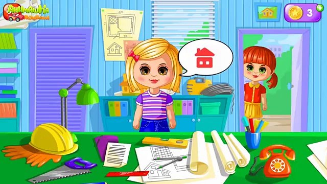 Мультики Мультфильмы для детей Рабочие машины у видео для детей Строим дом Новые мультфильмы 2016