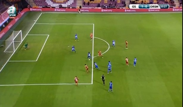 Galatasaray 1-0 Dersimspor First Goal Lukas Podolski GOAAL 25.10.2016