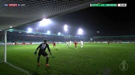 Kevin Volland Goal HD  - Lotte 1-2 Bayer Leverkusen 25.10.2016