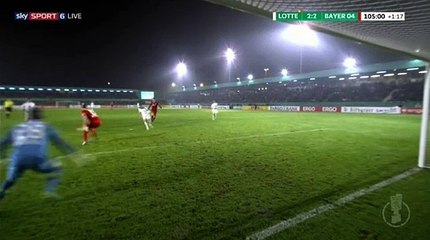 Kevin Freiberger  Goal HD  - Lotte 2-2 Bayer Leverkusen 25.10.2016