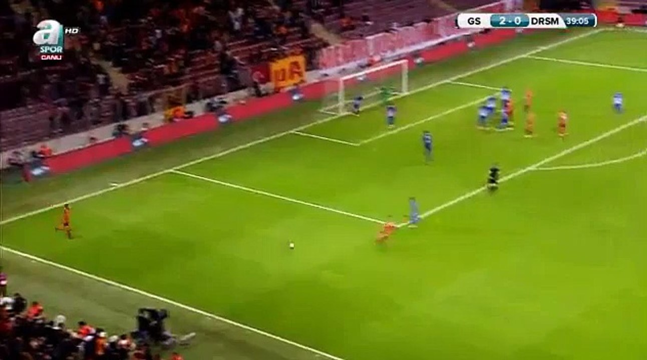 Yasin Oztekin Goal HD Galatasaray 3-0 Dersim Spor 25.10.2016 Turkish Cup HD
