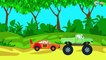 Сoches de carreras y Сamión de bomberos - Carros Para Niños - Dibujos animados de Coches