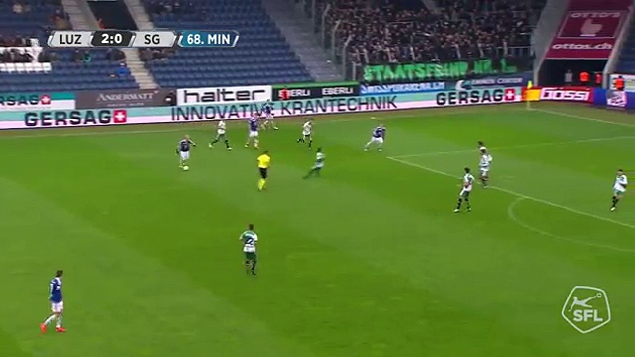 FC Luzern 3:0 Sankt Gallen  (Swiss Super League 12 Round 23.Oktober )