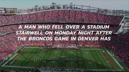 Man who fell at stadium after Denver Broncos-Houston Texans game dies