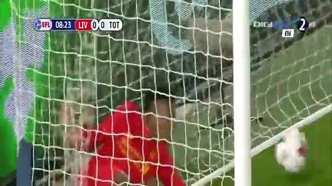 Daniel Sturridge Goal - Liverpool vs Tottenham 1-0 - EFL Cup 4th round - 25_10_16 -