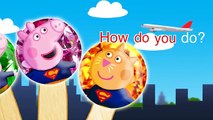 Peppa Pig Superman Lollipop Finger Family Nursery Rhymes Lyrics and More