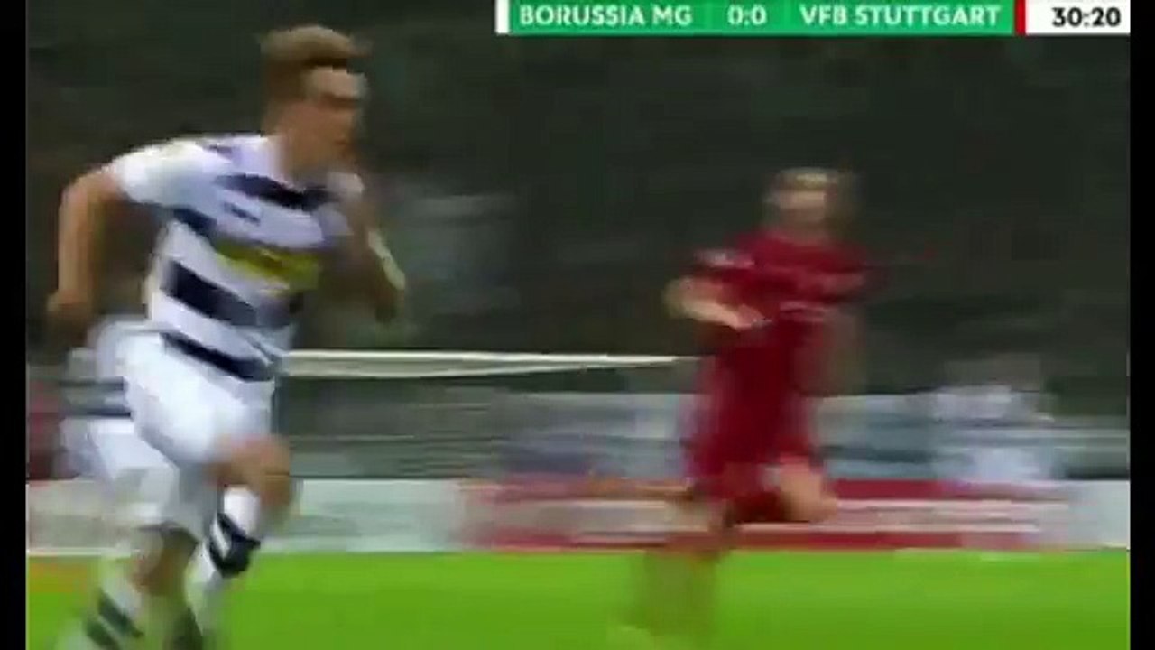 Fabian Johnson first Goal - Borussia M'gladbach 1 - 0 Stuttgart _ 25 Oct 2016 HD