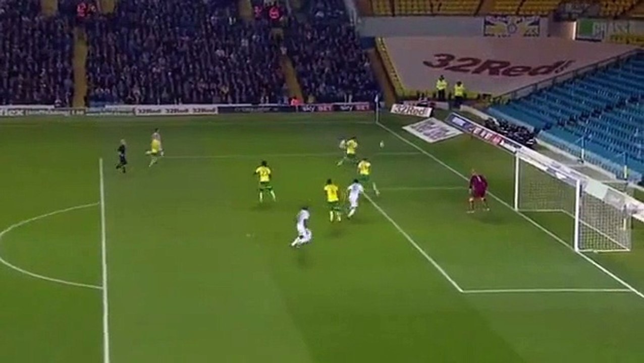 Marcus Antonsson Goal HD - Leedst1-1tNorwich 25.10.2016