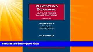 Big Deals  Hazard, Tait, Fletcher, and Bundy s Cases and Materials on Pleading and Procedure,