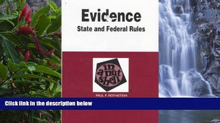 READ NOW  Evidence in a Nutshell: State and Federal Rules (3rd ed) (Nutshell Series)  Premium