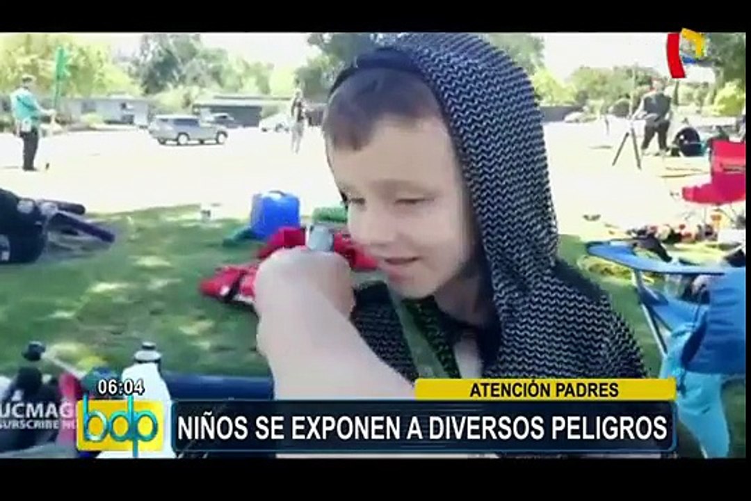Atención padres: niños expuestos a diversos peligros