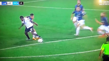 Provercelli vs latina 1- 0 EBAGUA GOAL 25-10-2016 (HD)