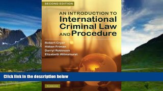 Big Deals  An Introduction to International Criminal Law and Procedure  Best Seller Books Best