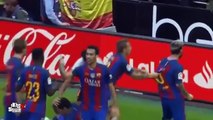 Mira la reacción de  Messi con los aficionados del Valencia